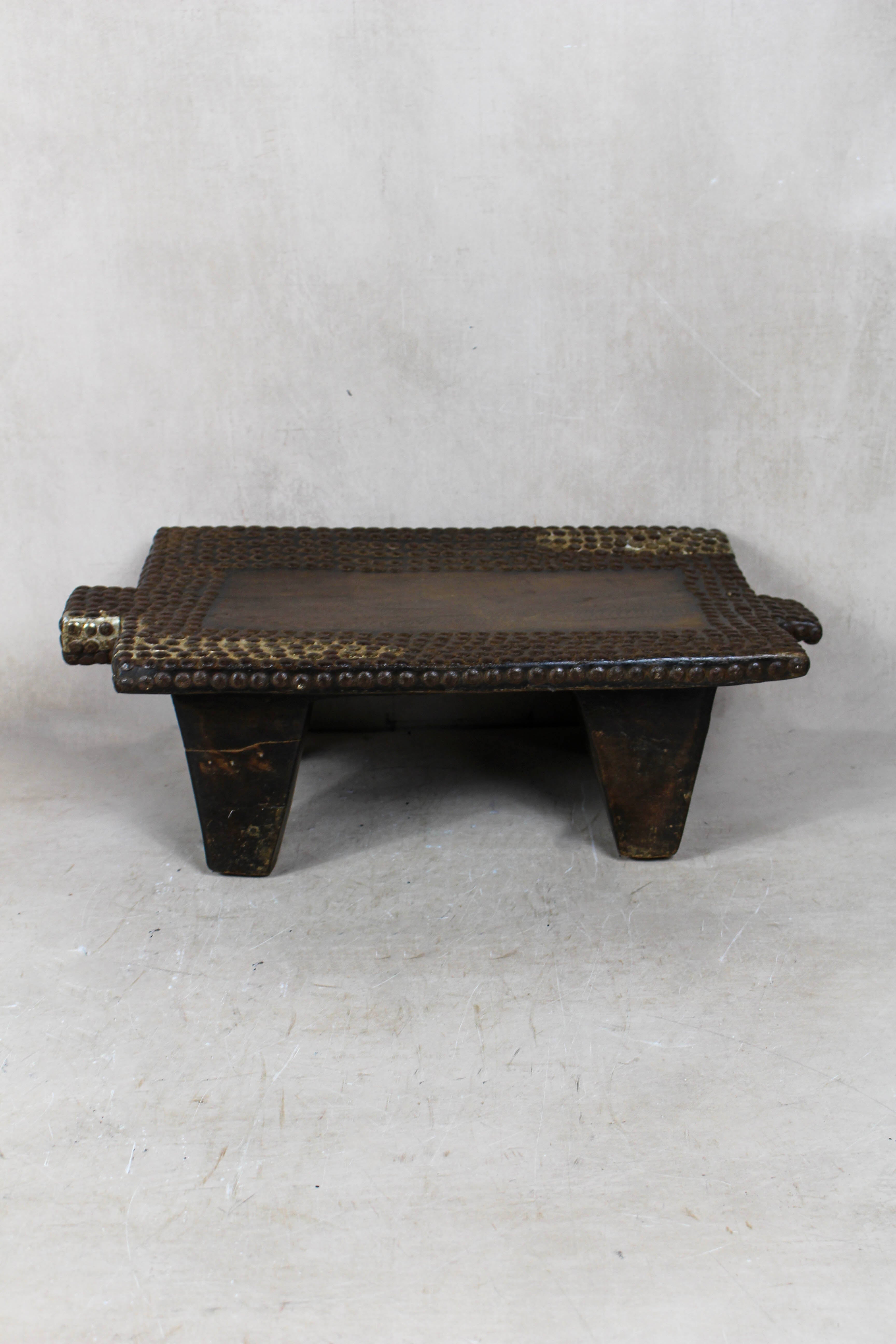 Vintage Rwanda Wood Table 2.5