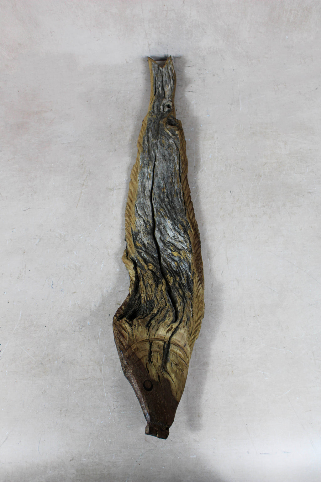 Driftwood Hand Carved Fish - 116.5
