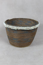 Vintage Tutsi Basket - Rwanda - with Cowrie shells - 106.12