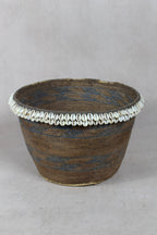 Vintage Tutsi Basket - Rwanda - with Cowrie shells - 106.12