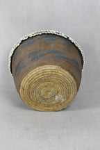 Vintage Tutsi Basket - Rwanda - with Cowrie shells - 106.12