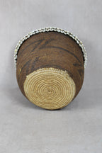 Vintage Tutsi Basket - Rwanda - with Cowrie shells - 106.13