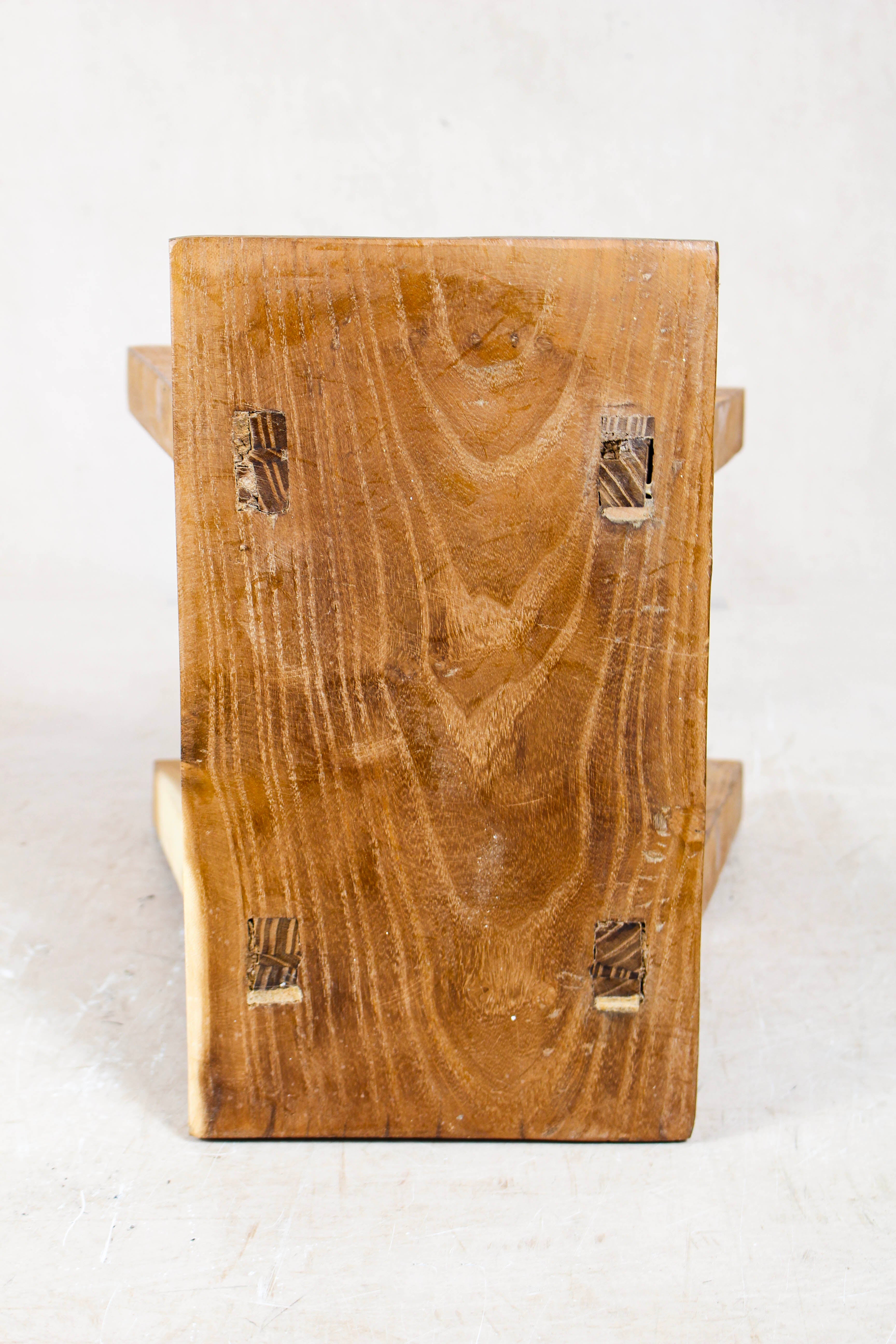 Vintage Rustic Stool Small - Elm wood - 53