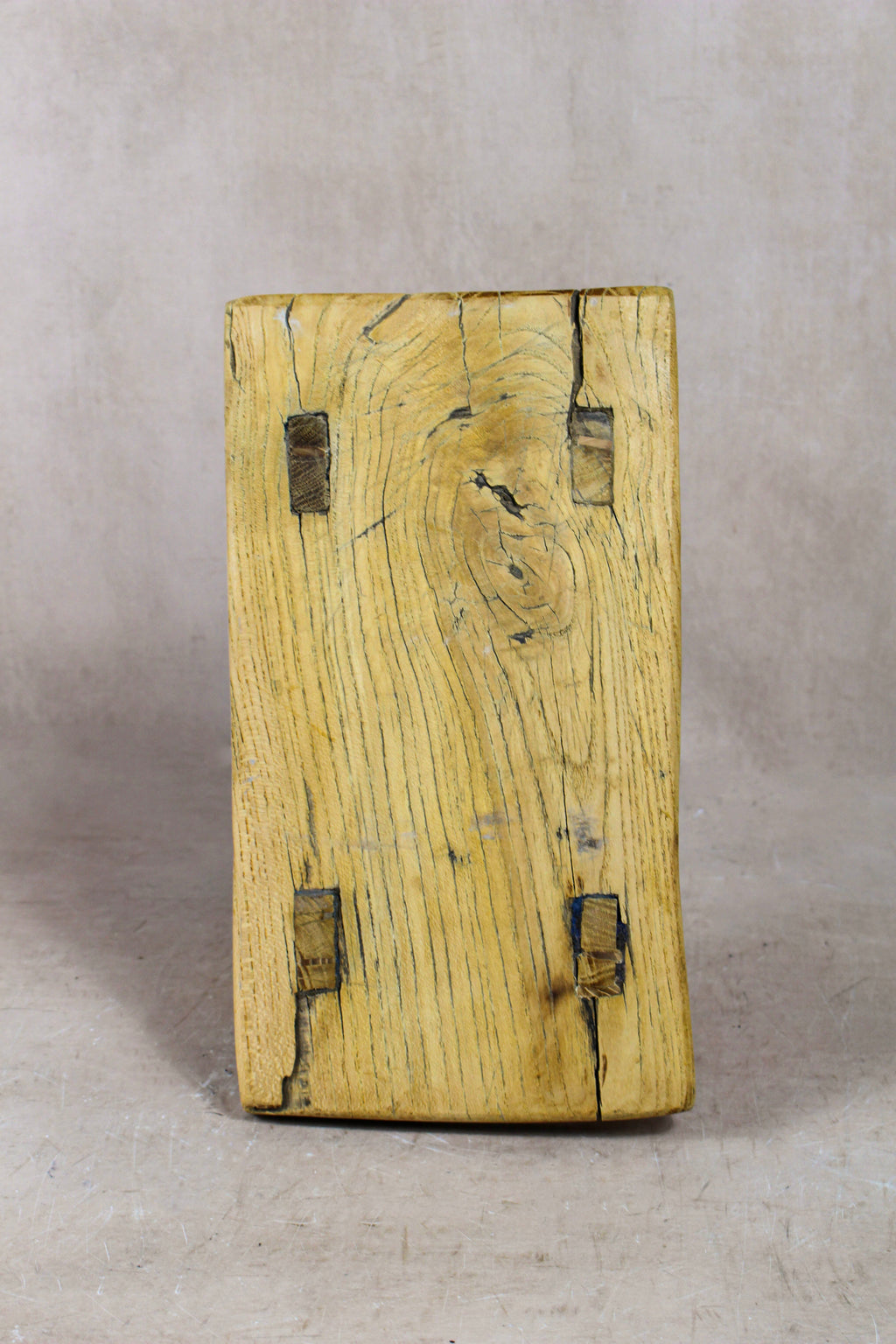 Vintage Rustic Stool Small - Elm wood - 54
