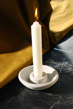 CONCRETE ROUND CANDLE HOLDER