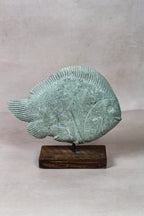 Stone Fish Sculpture - Zimbabwe - 159.5