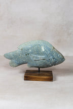 Stone Fish Sculpture - Zimbabwe - 159.6