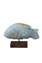 Stone Fish Sculpture - Zimbabwe - 159.7