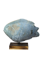 Stone Fish Sculpture - Zimbabwe - 159.8