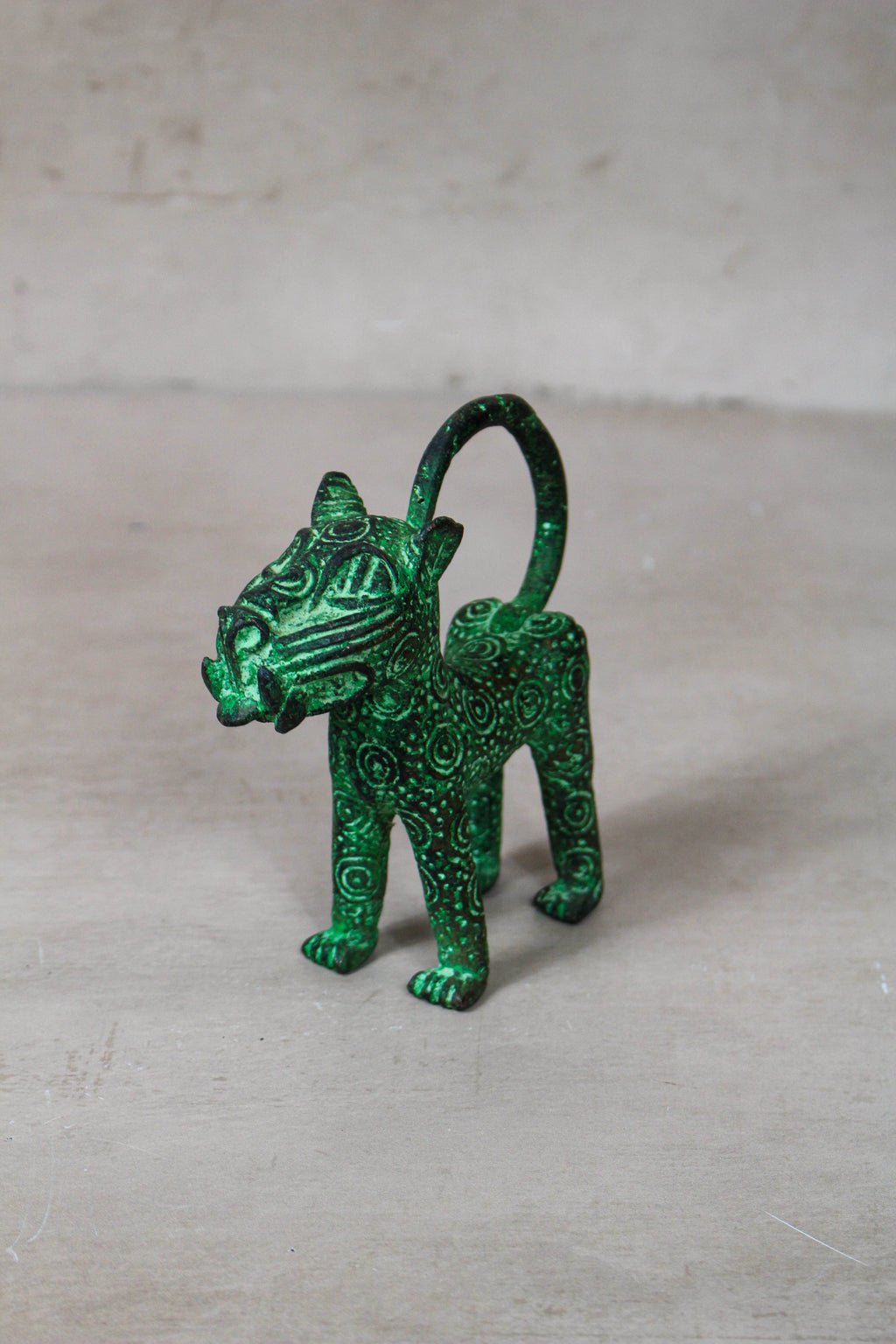 Benin Bronze Leopard sculpture - 56.19
