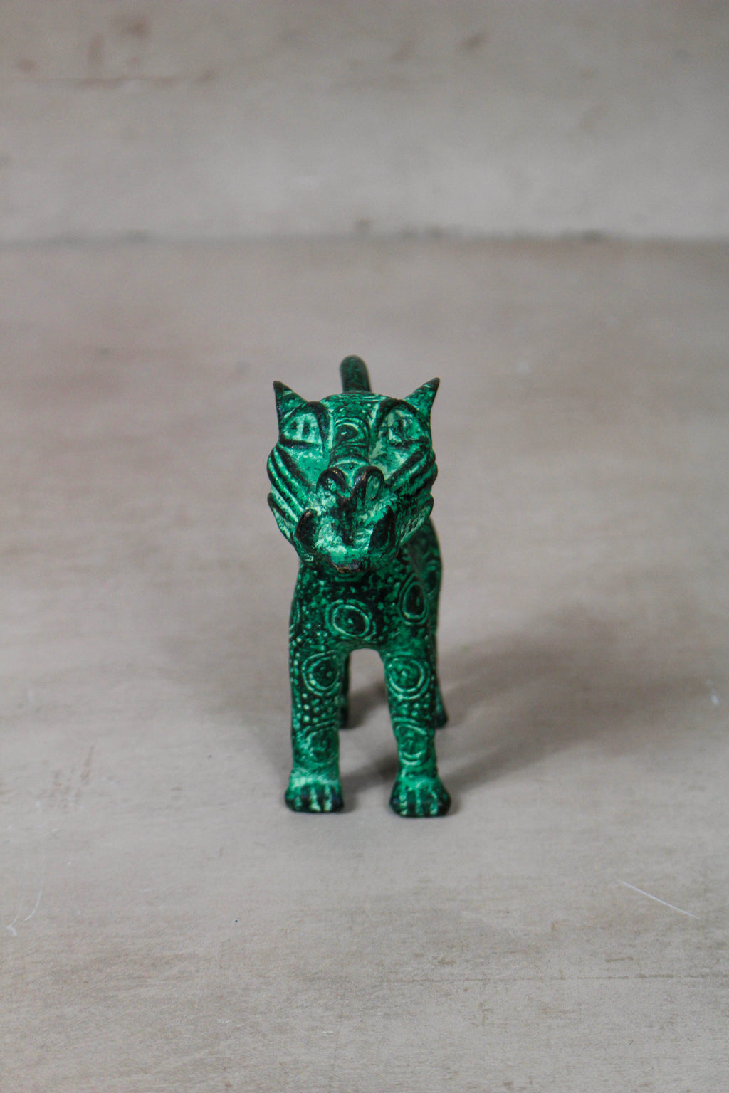 Benin Leopard sculpture - Bronze 56.20