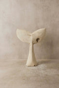 Wooden Hand carved Whale Fin - 38.1