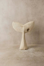 Wooden Hand carved Whale Fin - 38.1