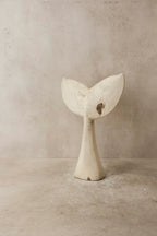Wooden Hand carved Whale Fin - 38.1