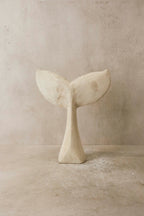 Wooden Hand carved Whale Fin - 38.1