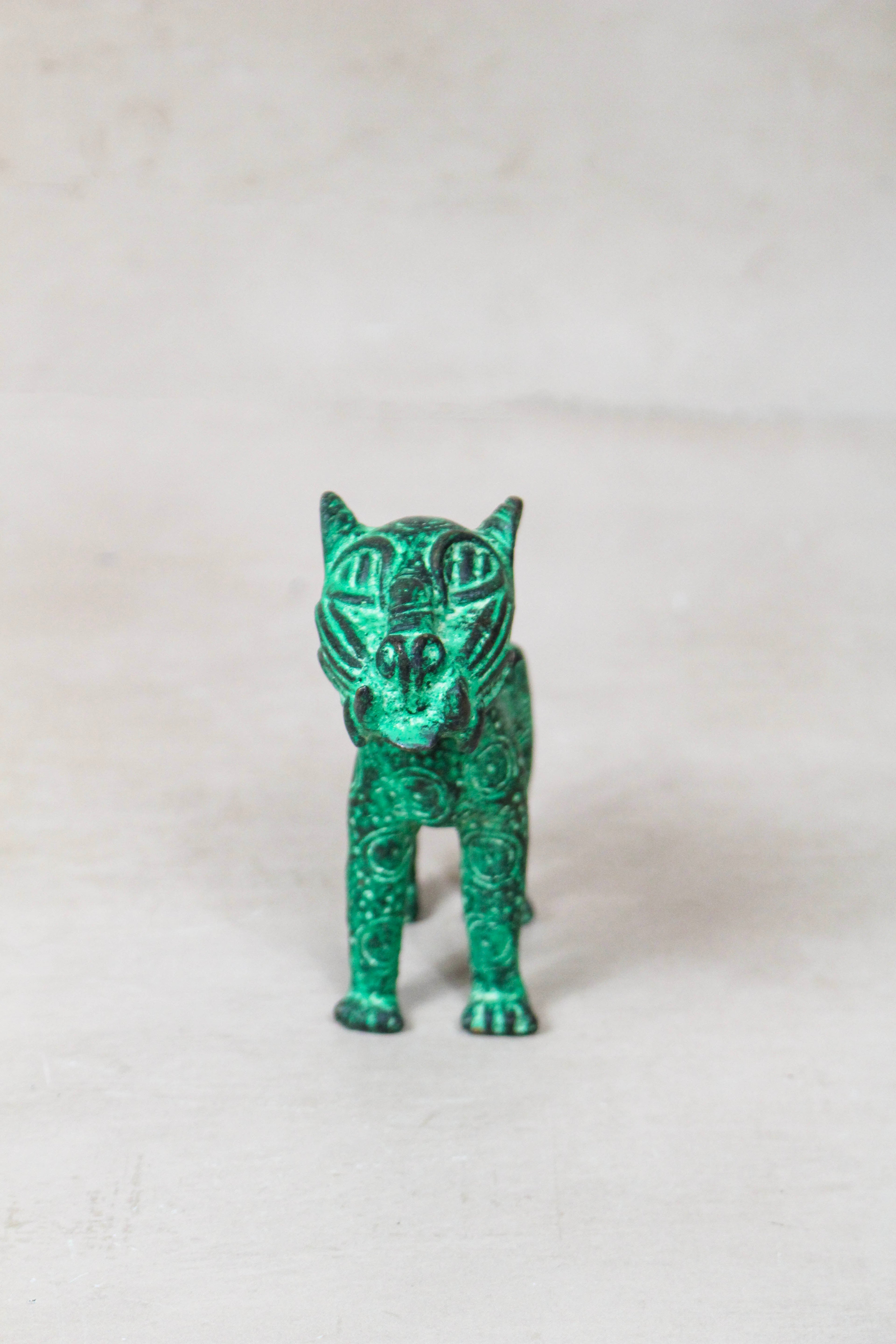 Benin Leopard sculpture - Bronze 56.21