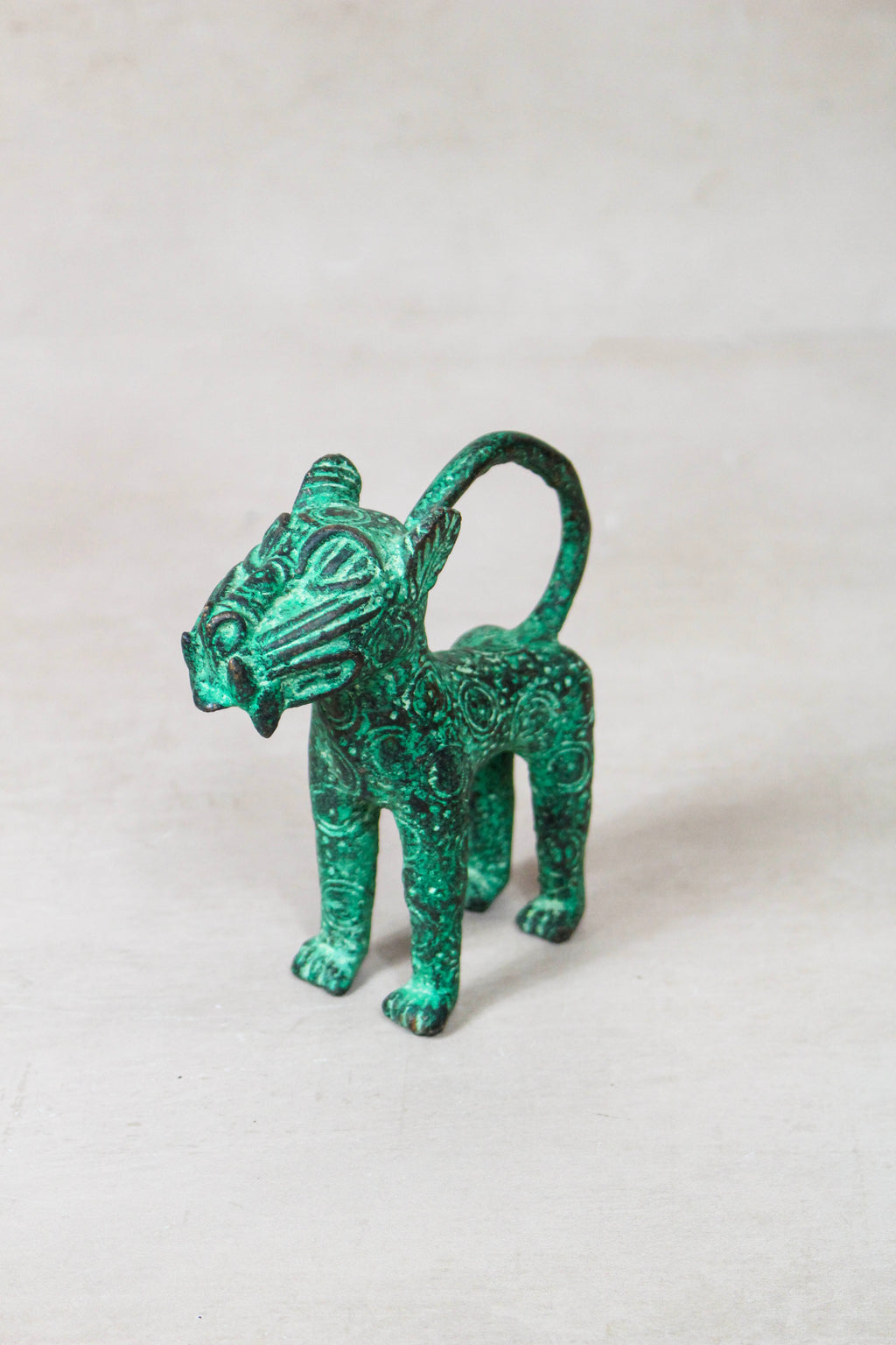 Benin Bronze Leopard sculpture - 56.23