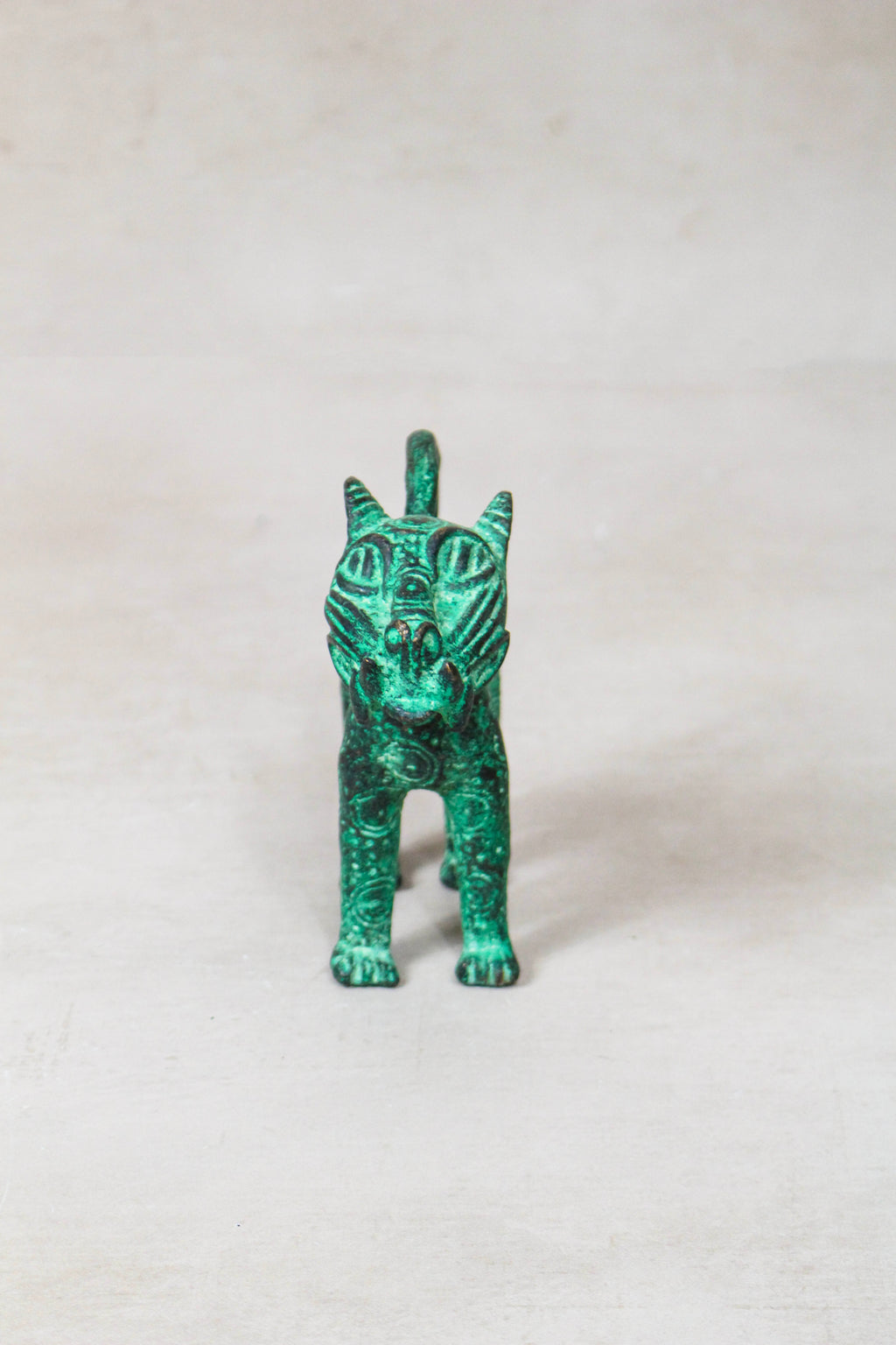 Benin Bronze Leopard sculpture - 56.23