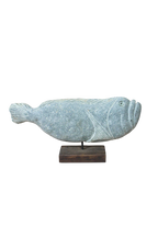 Stone Fish Sculpture - Zimbabwe - 159.9