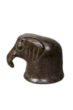 Makonde Mangbetu Elephant Head Sculpture - 234.1
