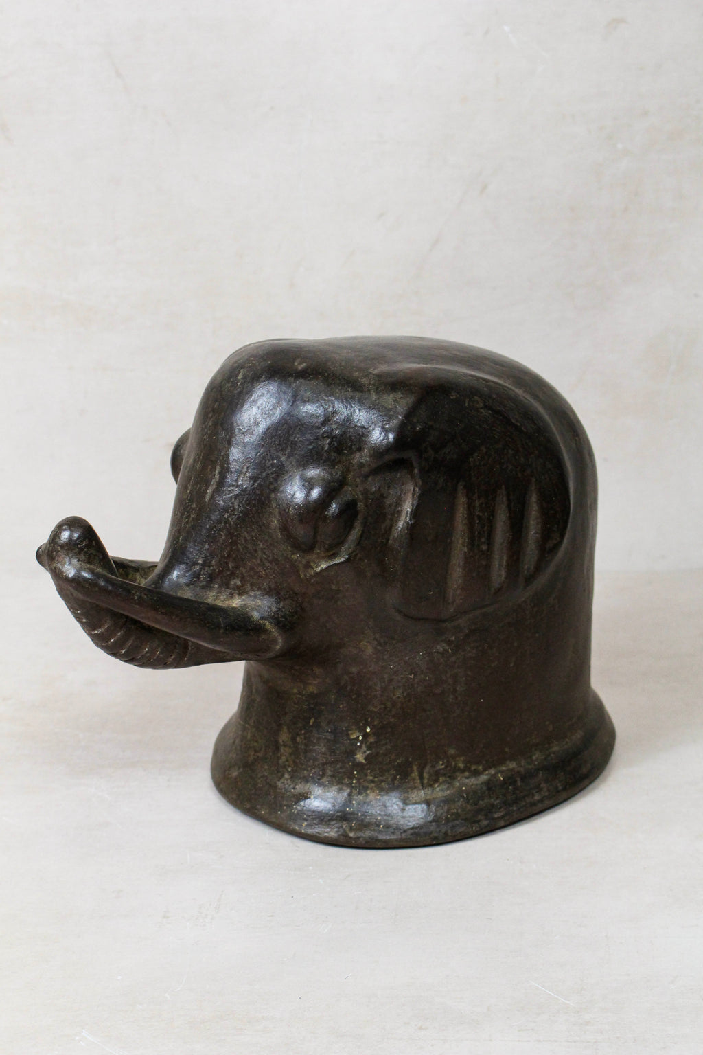 Mangbetu Elephant Head Sculpture - 234.2