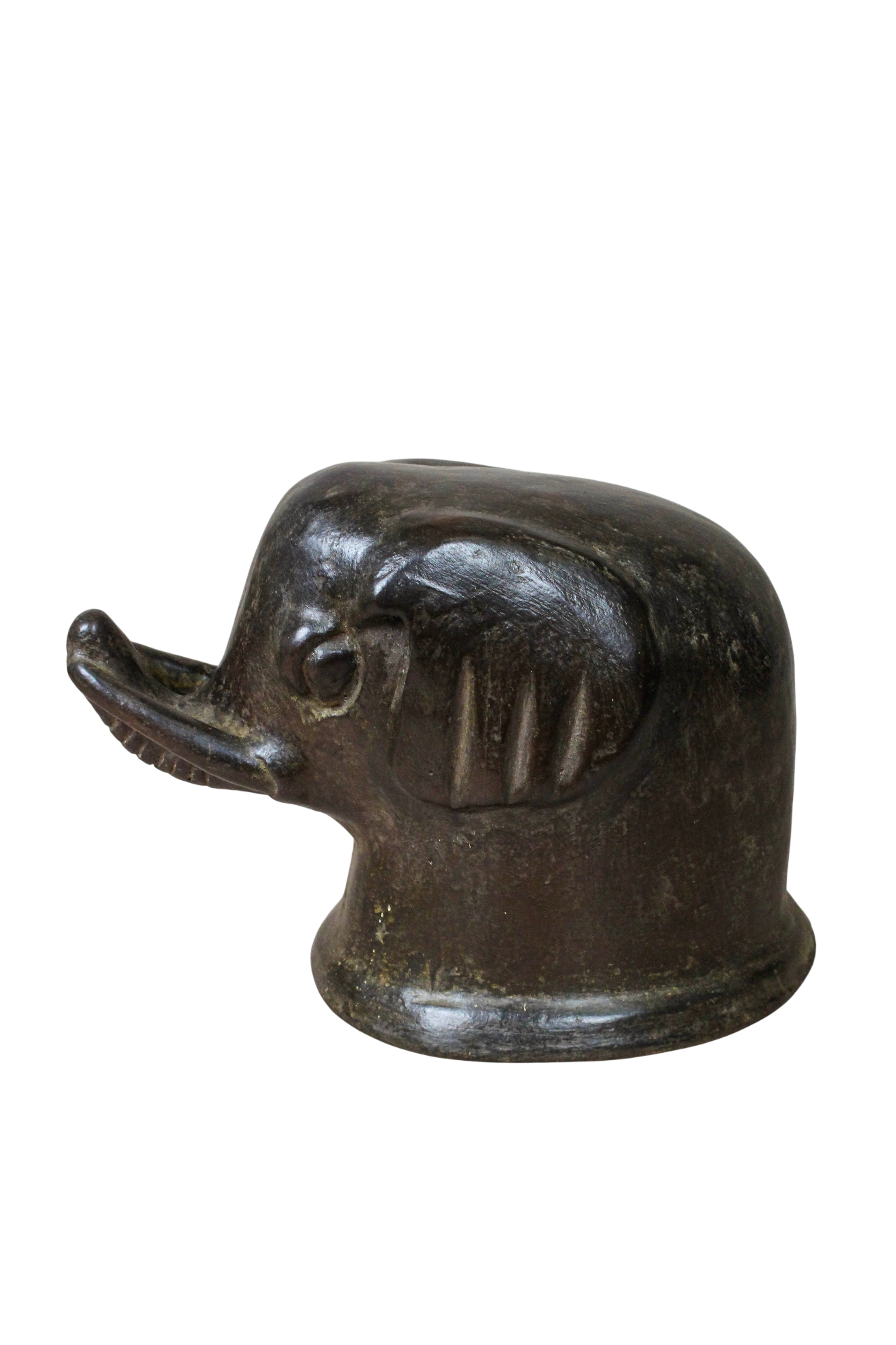 Mangbetu Elephant Head Sculpture - 234.2