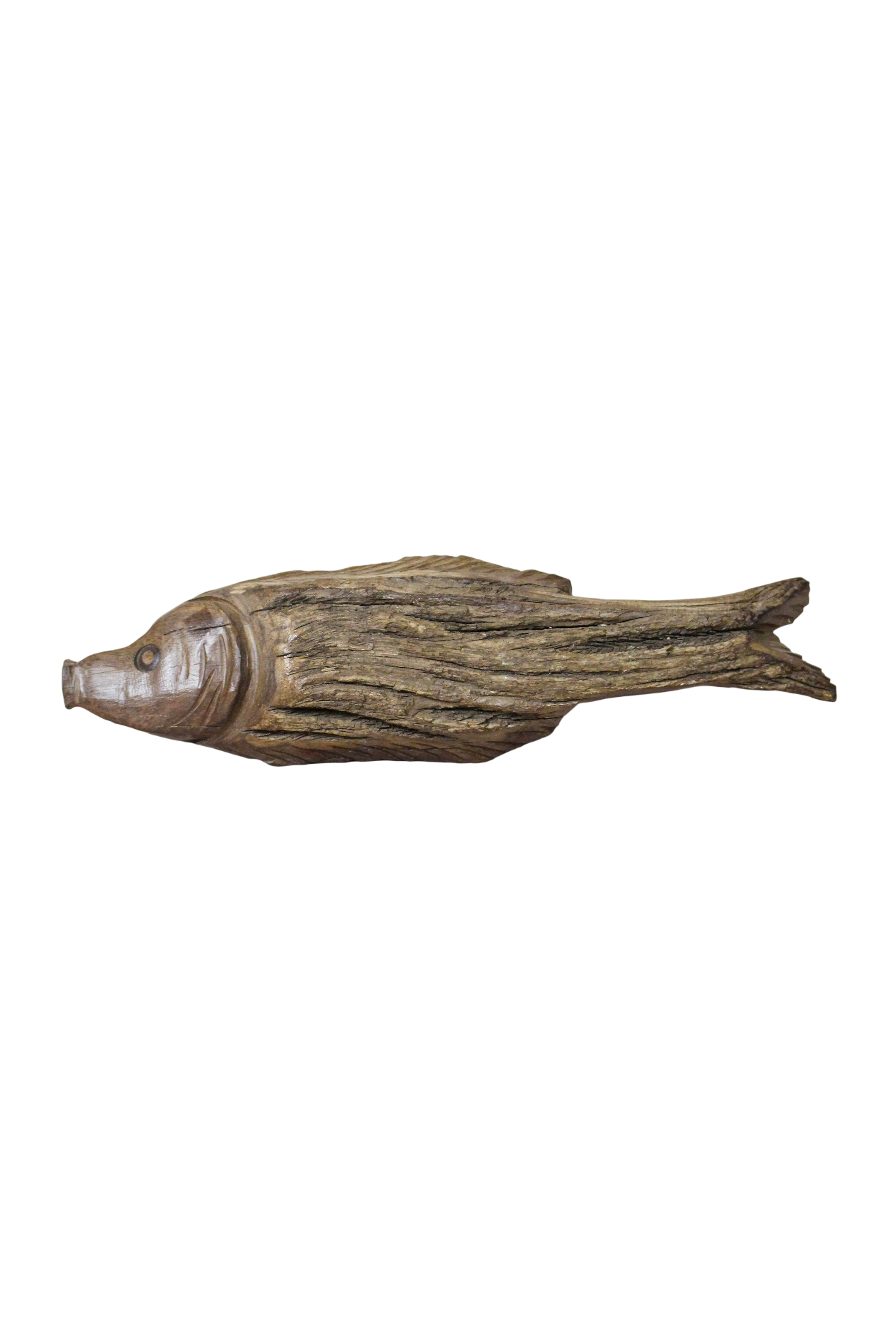 Driftwood Hand Carved Fish - 116.14