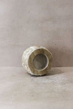 Rough Cut Onyx Candleholder XL 14.1