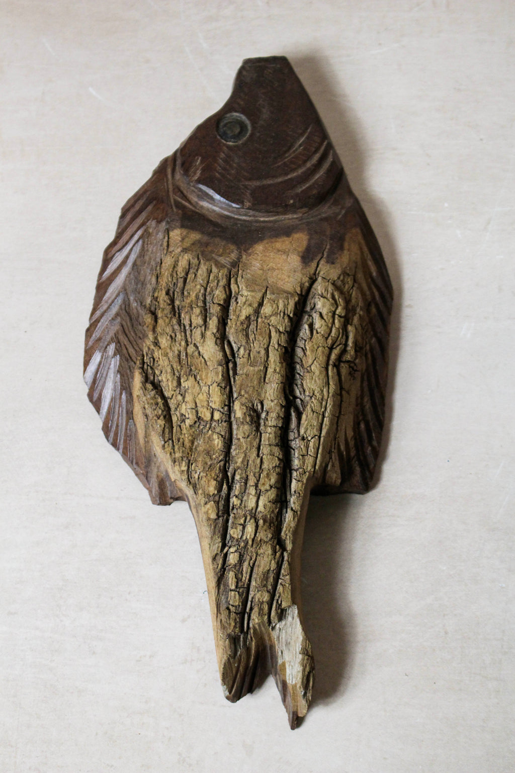 Driftwood Hand Carved Fish - 116.16