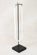 Handcrafted Ostrich Eggshell Heishi Necklace - 217.1