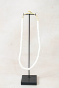 Handcrafted Ostrich Eggshell Heishi Necklace - 217.2