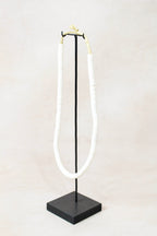 Handcrafted Ostrich Eggshell Heishi Necklace - 217.2
