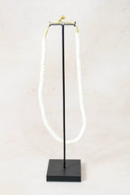 Handcrafted Ostrich Eggshell Heishi Necklace - 217.2