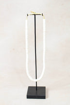 Handcrafted Ostrich Eggshell Heishi Necklace - 217.3