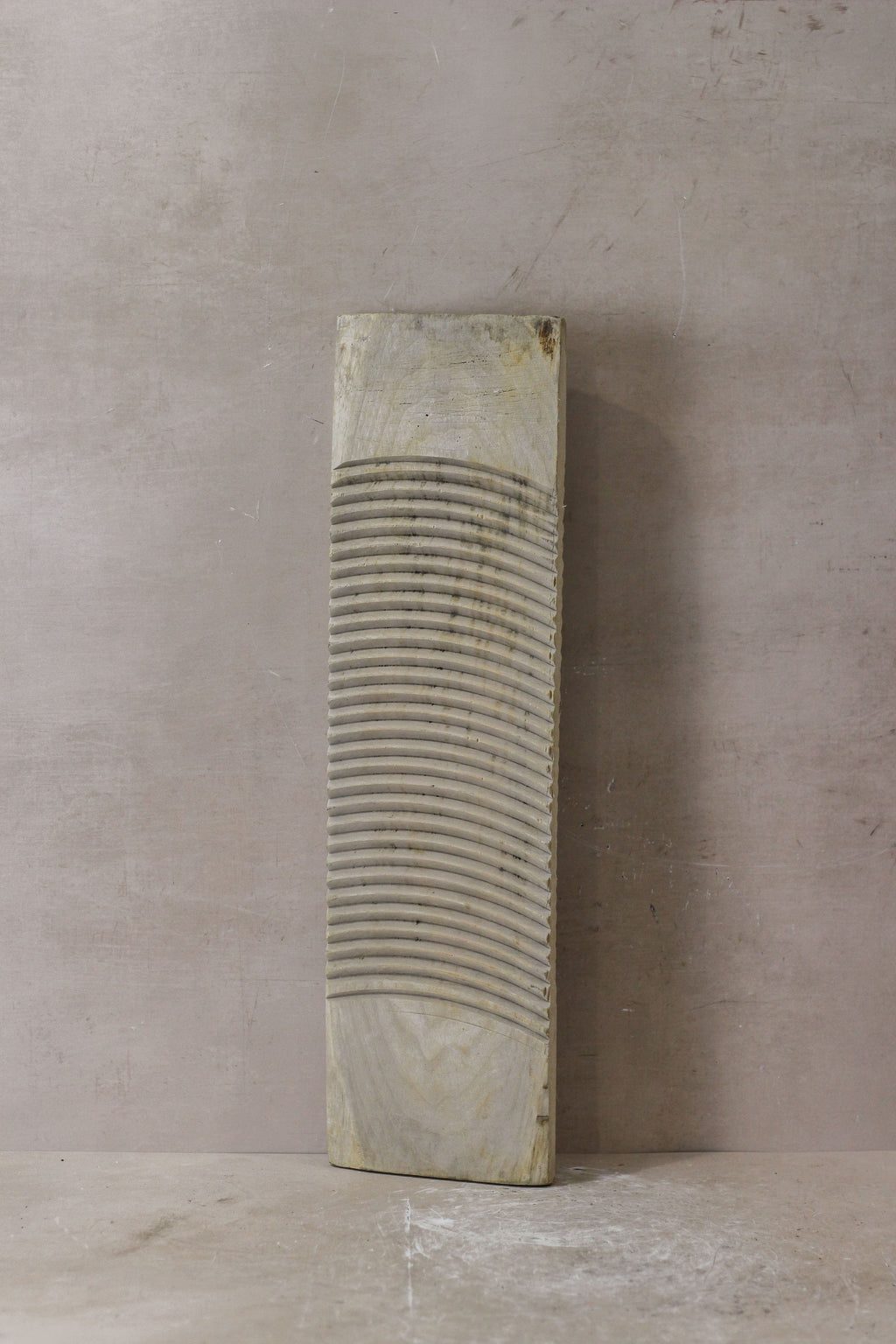 Vintage Elm Wooden Washboard - no 9