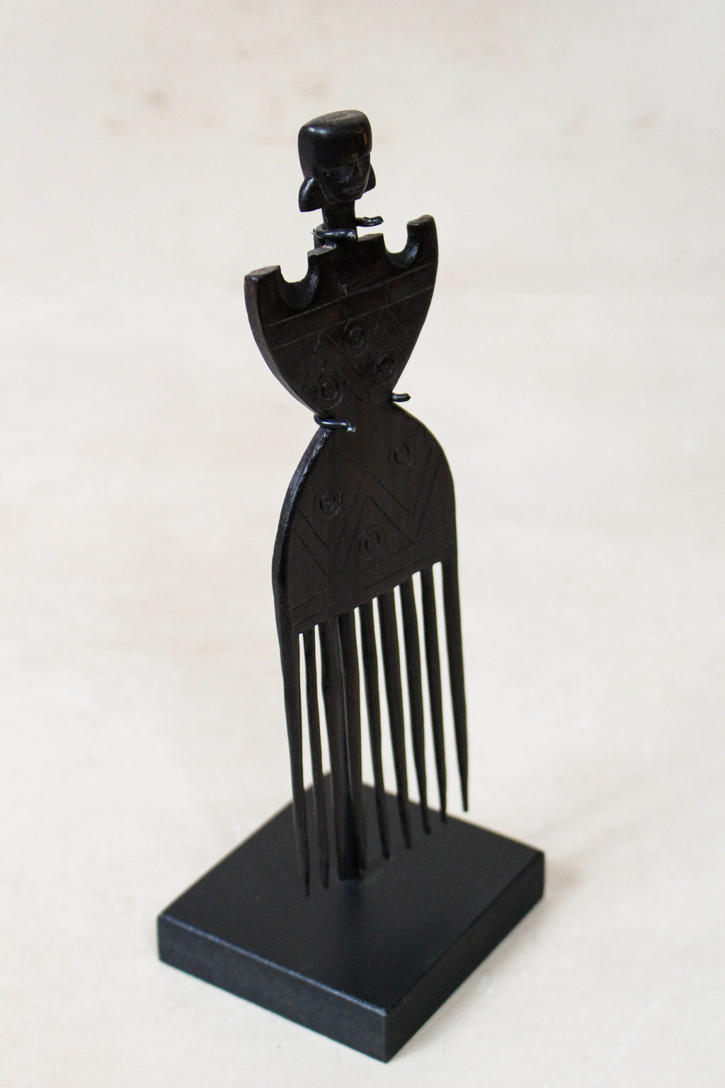 West African Carved Comb 240.2