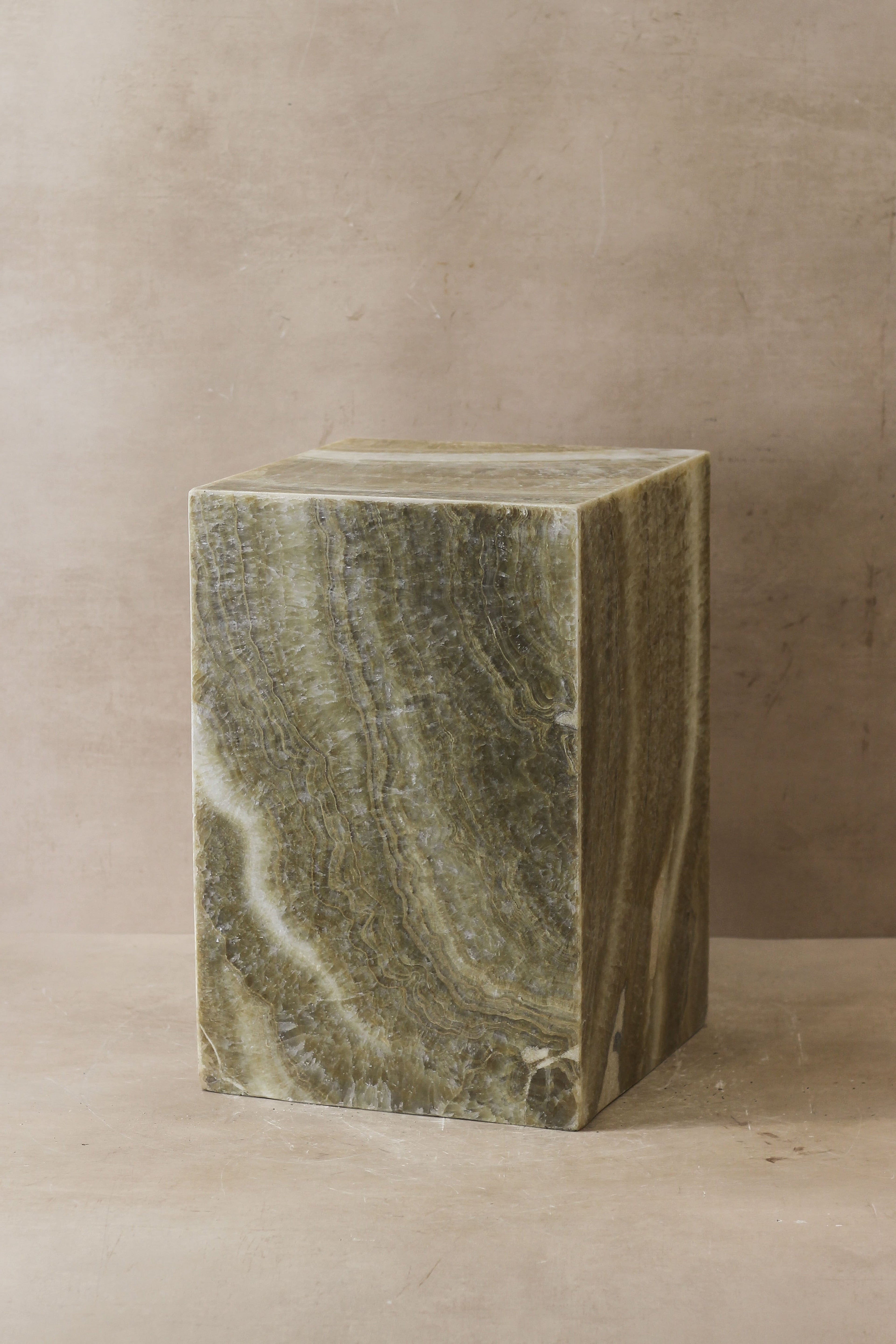 Onyx Side Table Pedestal - No 4
