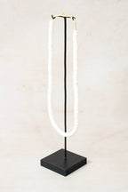 Handcrafted Ostrich Eggshell Heishi Necklace - 217.5