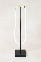 Handcrafted Ostrich Eggshell Heishi Necklace - 217.5