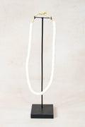 Handcrafted Ostrich Eggshell Heishi Necklace - 217.6