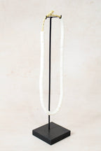 Handcrafted Ostrich Eggshell Heishi Necklace - 217.6