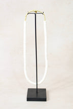 Handcrafted Ostrich Eggshell Heishi Necklace - 217.7