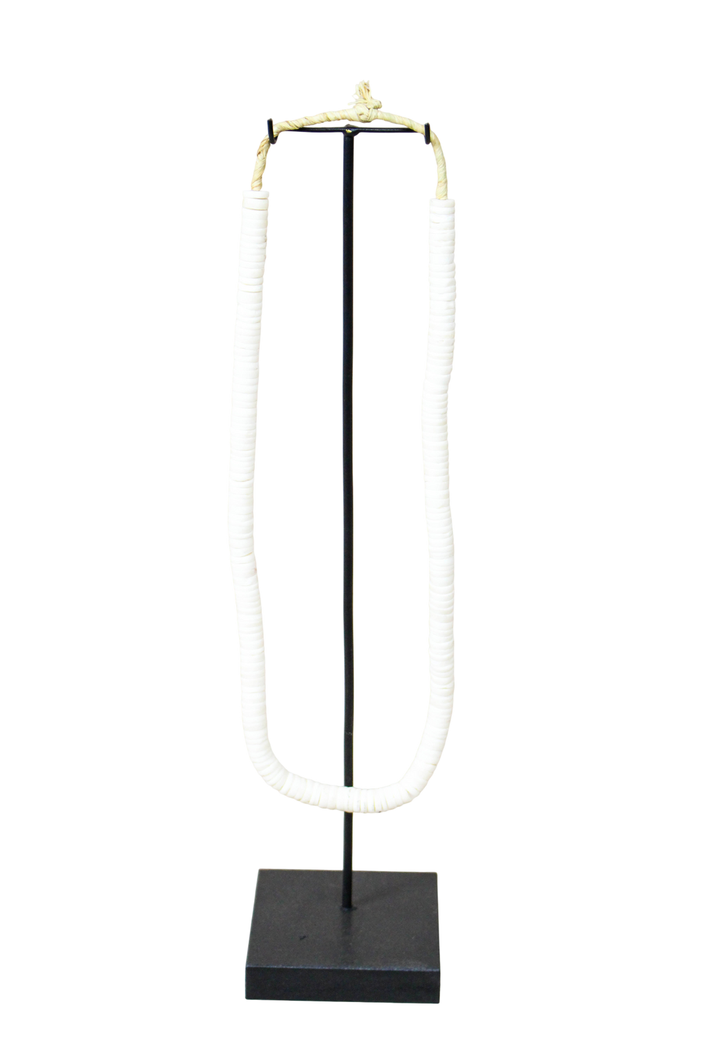 Handcrafted Ostrich Eggshell Heishi Necklace - 217.8
