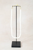 Handcrafted Ostrich Eggshell Heishi Necklace - 217.8