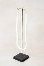Handcrafted Ostrich Eggshell Heishi Necklace - 217.8