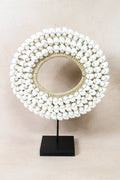 Handmade White Shell Necklace 26.2