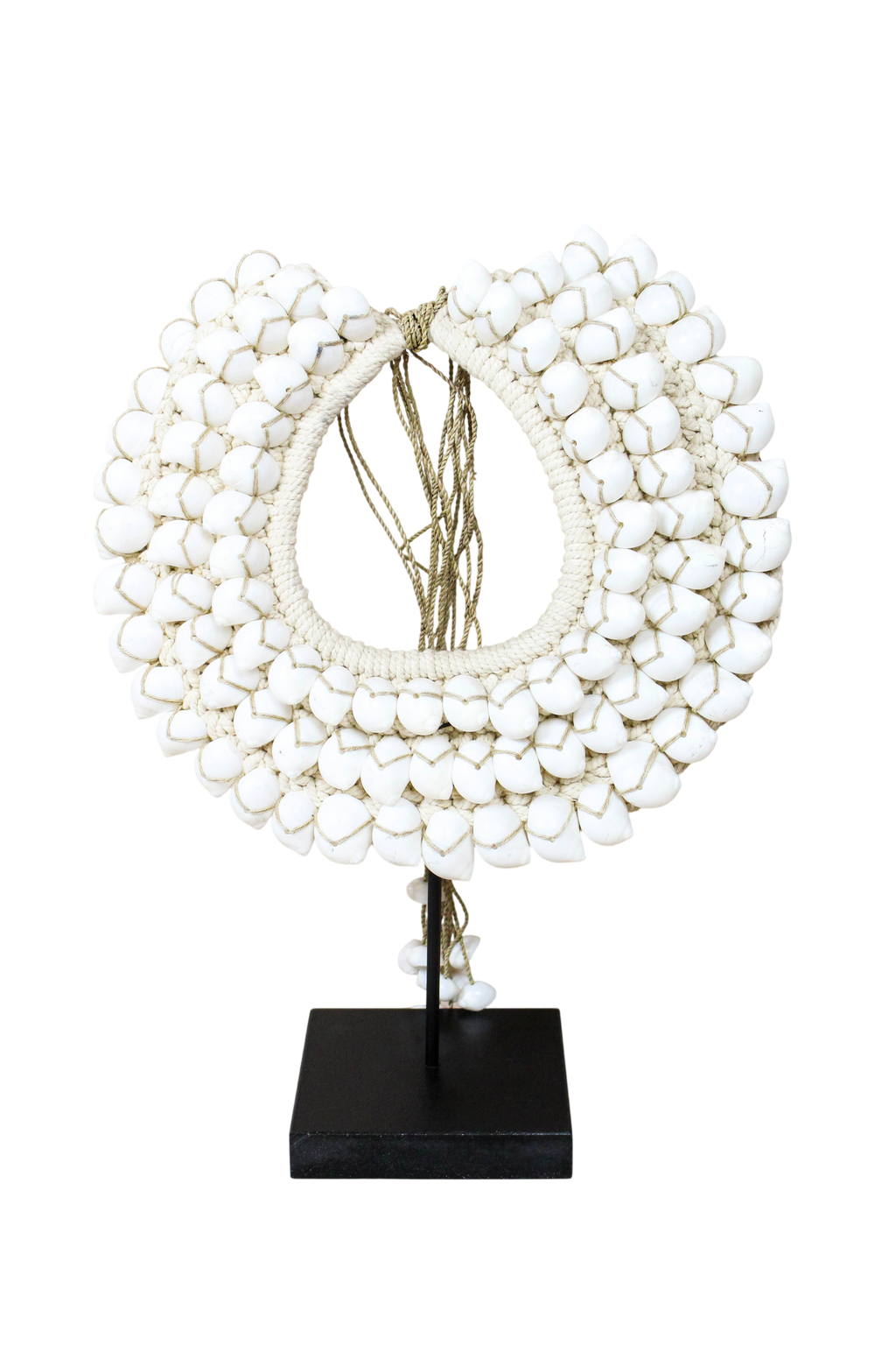Handmade White Shell Necklace 26.4
