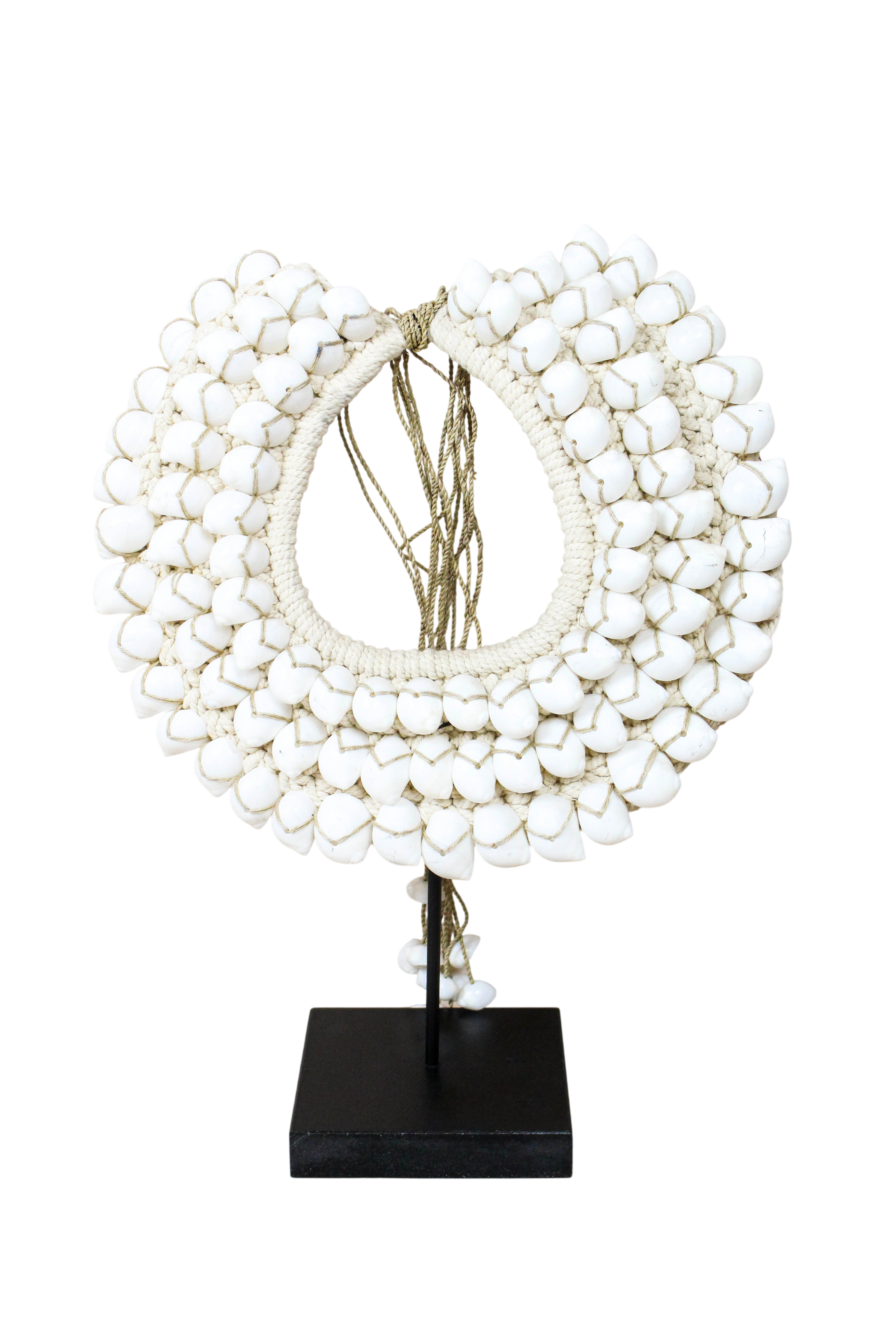 Handmade White Shell Necklace 26.4