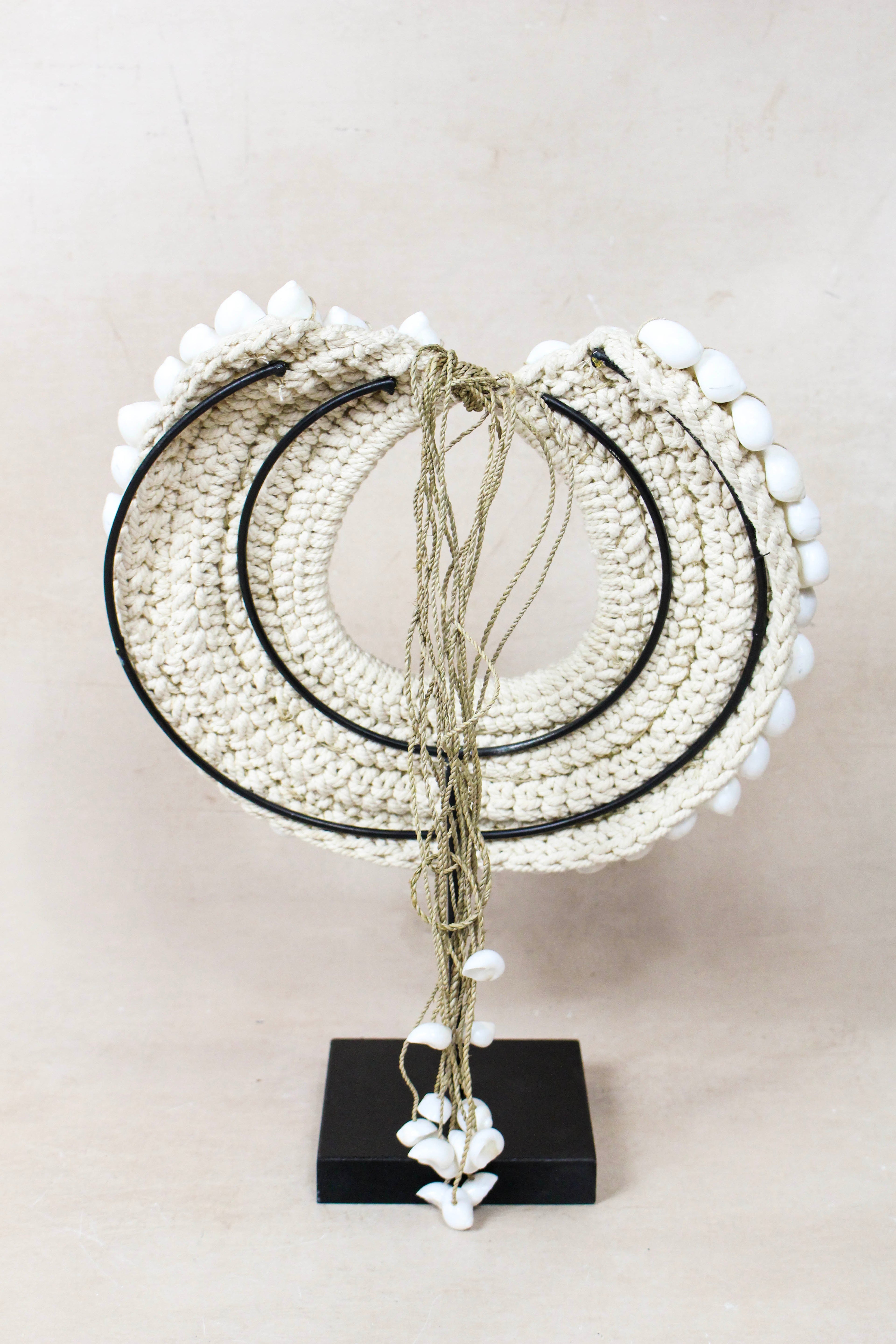 Handmade White Shell Necklace 26.4