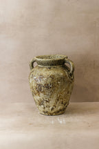 Rustic Glazed Brown Indonesian Pot No 20